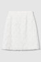 【予約販売】【LOULOU WILLOUGHBY】コード刺繍ミニスカート アルアバイル/allureville オフホワイト