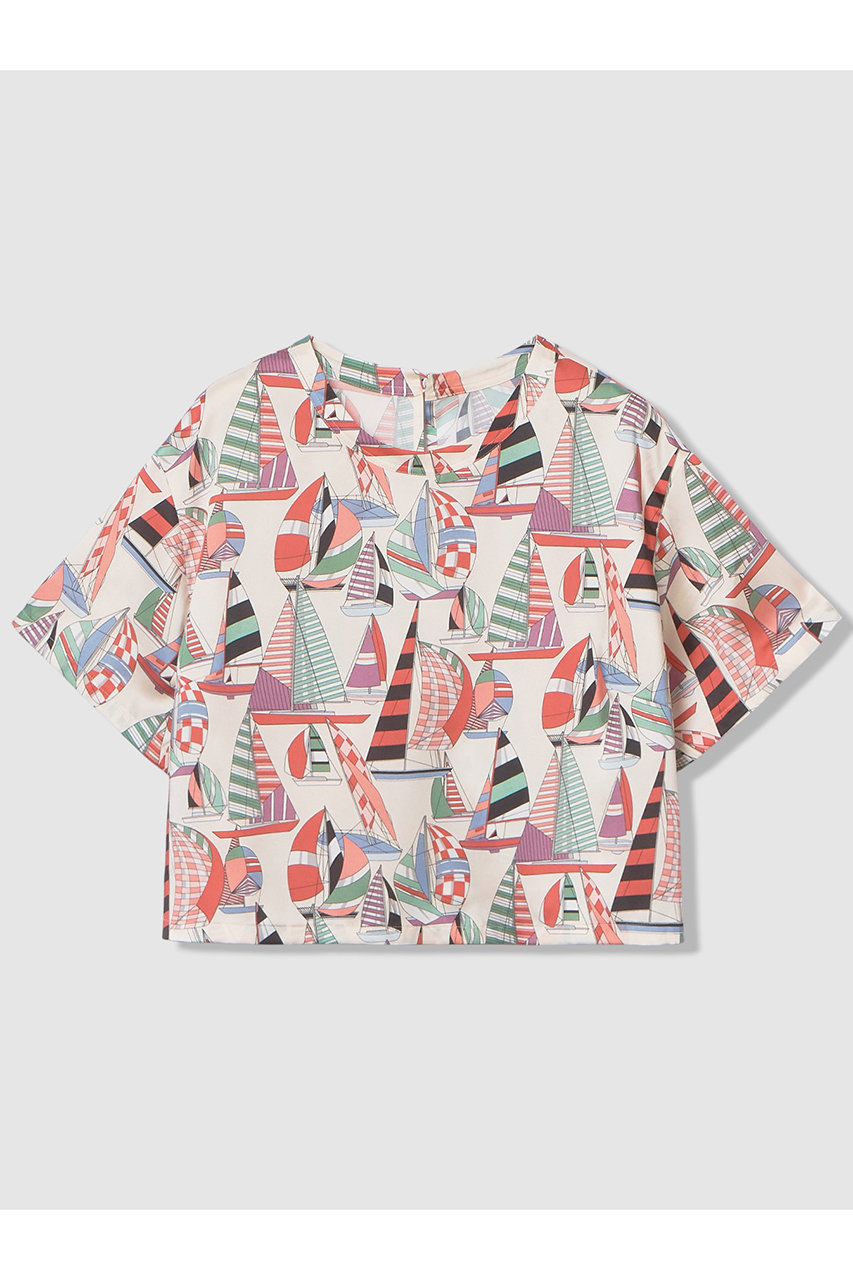 アルアバイル/allurevilleの【予約販売】【LOULOU WILLOUGHBY】RATTI マリーナプリント Tブラウス(マルチ/21261013170-68-020)