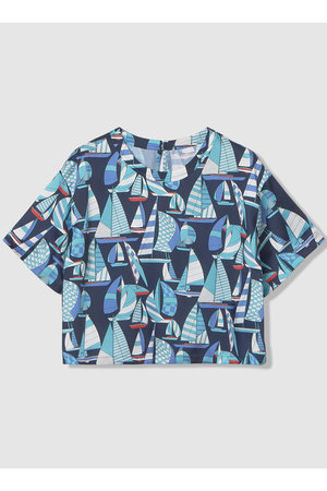 アルアバイル/allurevilleの【予約販売】【LOULOU WILLOUGHBY】RATTI マリーナプリント Tブラウス(110400/110402)