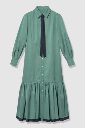 アルアバイル/allurevilleの【予約販売】【LOULOU WILLOUGHBY】メモリーツイルティアードシャツワンピース(110500/110503)