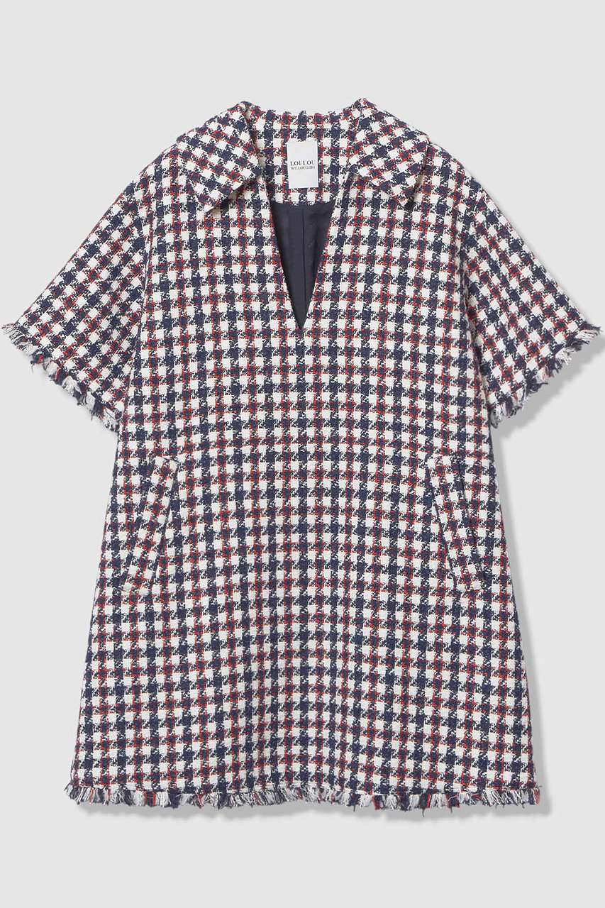 アルアバイル/allurevilleの【予約販売】【LOULOU WILLOUGHBY】トリコロールツイードワンピース(マルチ/21261014120-09-010)