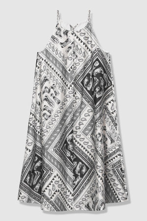 アルアバイル/allurevilleの【予約販売】【LOULOU WILLOUGHBY】ウエスタンスカーフプリントホルターネックワンピース(110500/110502)