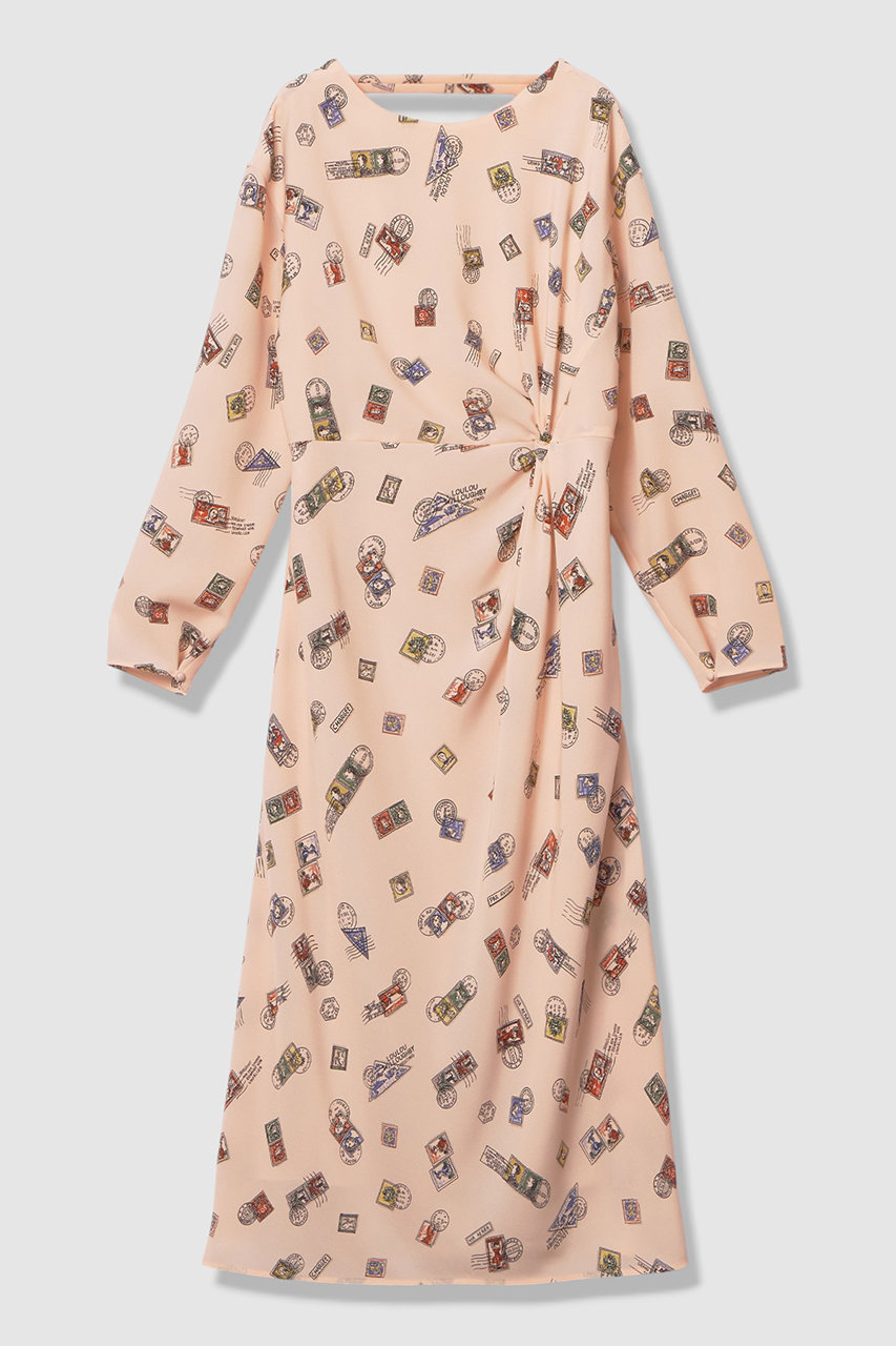 アルアバイル/allurevilleの【予約販売】【LOULOU WILLOUGHBY】レタープリントワンピース(ピンク/21261014180-65-020)