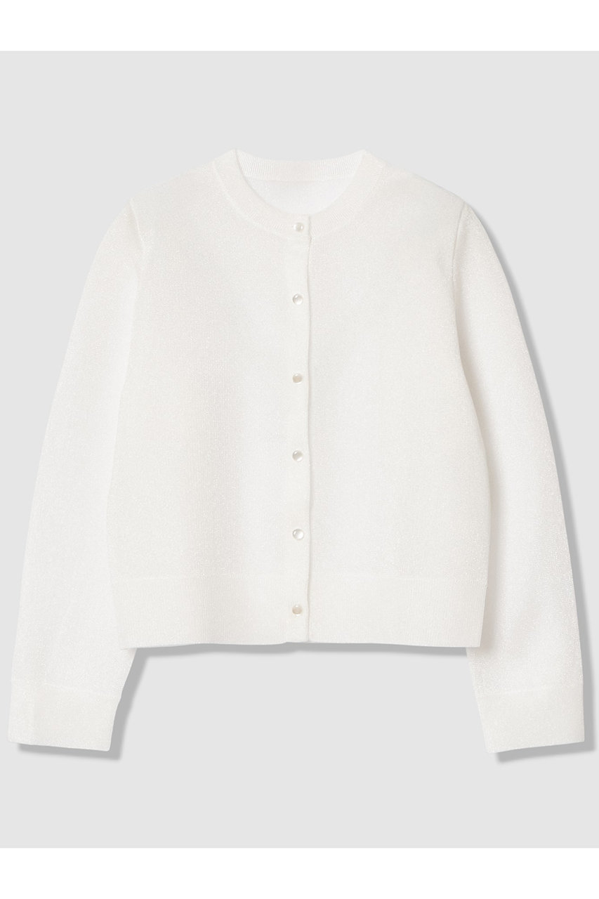 アルアバイル/allurevilleの【予約販売】【LOULOU WILLOUGHBY】シアージャガードカーディガン(オフホワイト/21261016140-95-020)