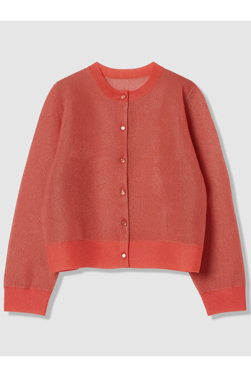 アルアバイル/allurevilleの【予約販売】【LOULOU WILLOUGHBY】シアージャガードカーディガン(レッド/21261016140-95-020)