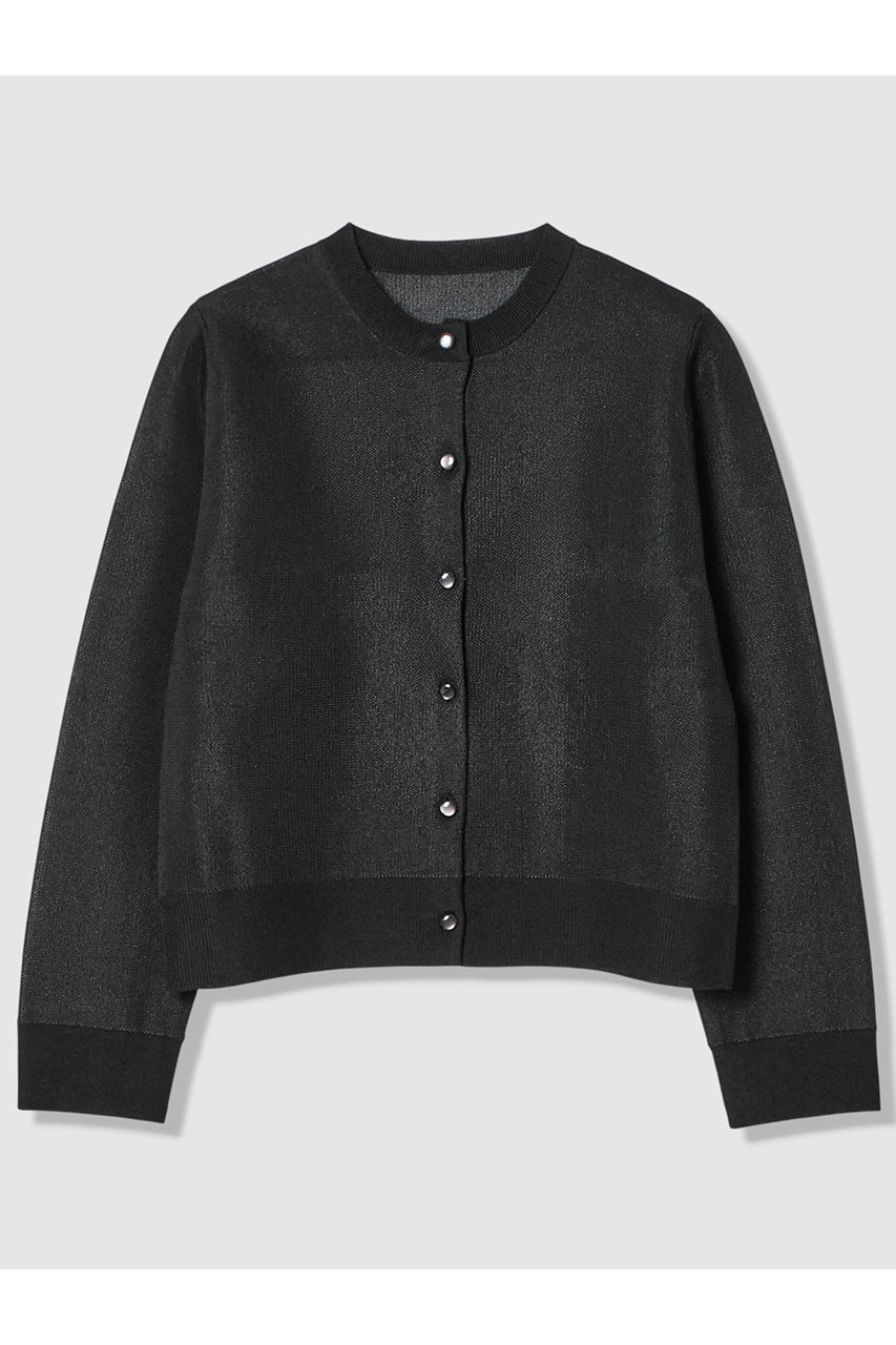 アルアバイル/allurevilleの【予約販売】【LOULOU WILLOUGHBY】シアージャガードカーディガン(ブラック/21261016140-95-020)