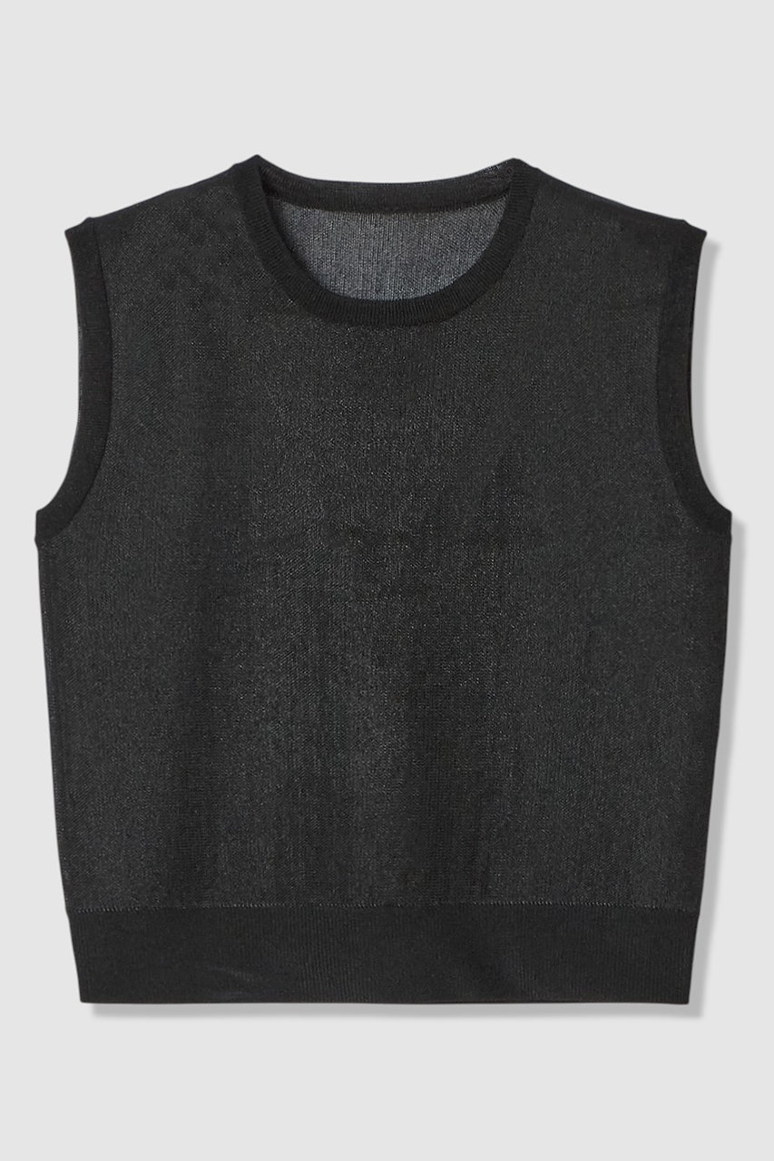 アルアバイル/allurevilleの【予約販売】【LOULOU WILLOUGHBY】シアージャガードプルオーバー(ブラック/21261016150-95-020)