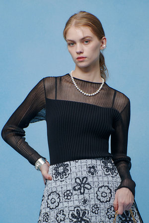 アルアバイル/allurevilleの【予約販売】【LOULOU WILLOUGHBY】シアーキリカエプルオーバー(110300/110301)