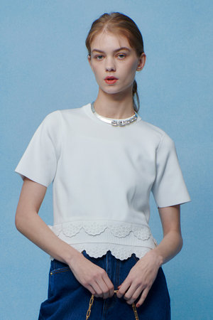 アルアバイル/allurevilleの【予約販売】【LOULOU WILLOUGHBY】パンチングスカラプルオーバー(110300/110301)