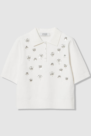 アルアバイル/allurevilleの【LOULOU WILLOUGHBY】フラワービジューポロ