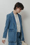 【予約販売】デニムシングルジャケット アルアバイル/allureville
