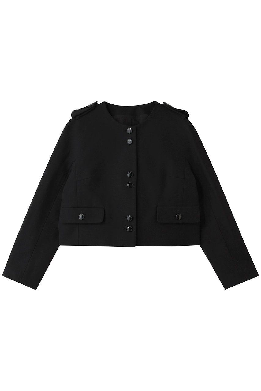 アルアバイル/allurevilleの【LOULOU WILLOUGHBY】コットンダブルクロスジャケット(ブラック/21261010110-95-020)