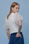 【予約販売】【LOULOU WILLOUGHBY】バルーンスリーブシャツブラウス アルアバイル/allureville ホワイト
