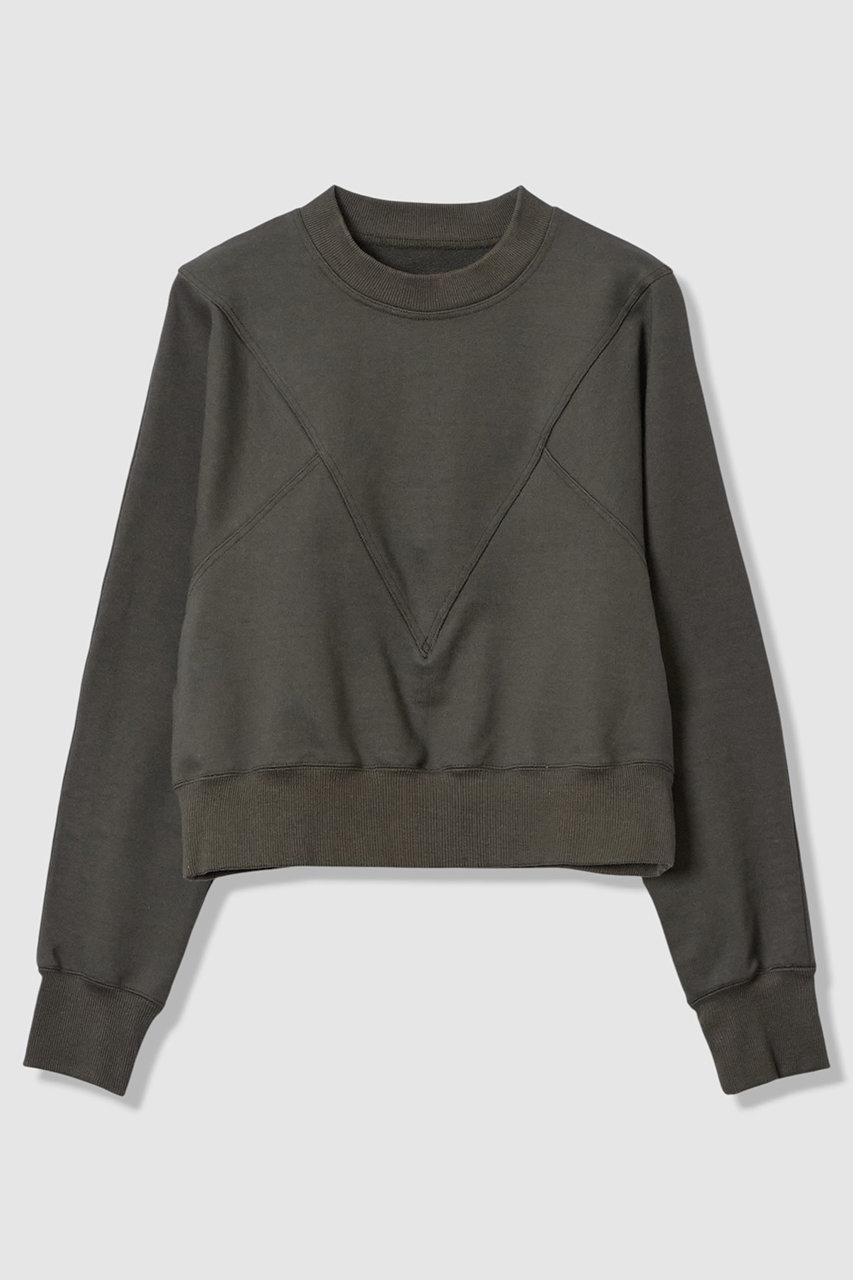 アルアバイル/allurevilleの【予約販売】【LOULOU WILLOUGHBY】Vキリカエトレーナー(グレー/21261015020-92-020)