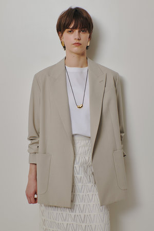 アルアバイル/allurevilleの【予約販売】【WEB別注】ボタンレスジャケット(110800/110801)