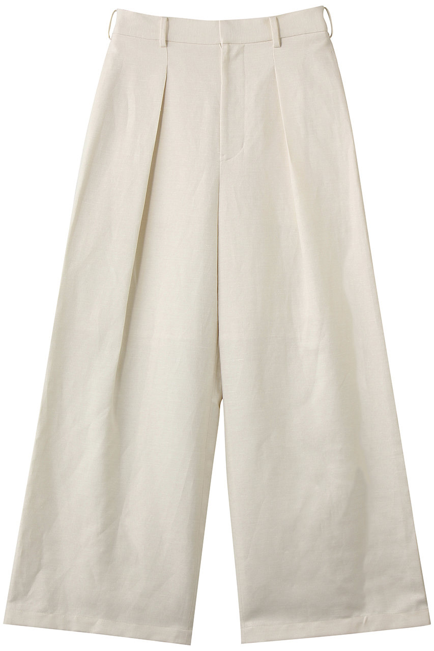 アルアバイル/allurevilleのシャークスキンワイドパンツ(オフホワイト/20261012070-95-020)