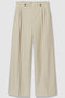 ウェストタックデザインパンツ アルアバイル/allureville ベージュ