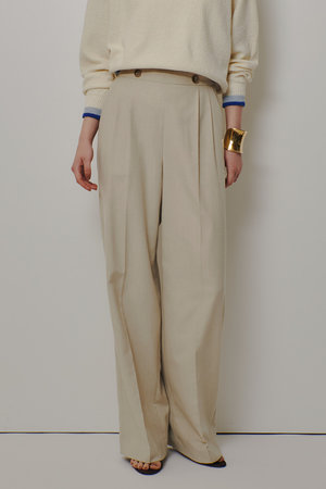 アルアバイル/allurevilleのウェストタックデザインパンツ(110600/110601)