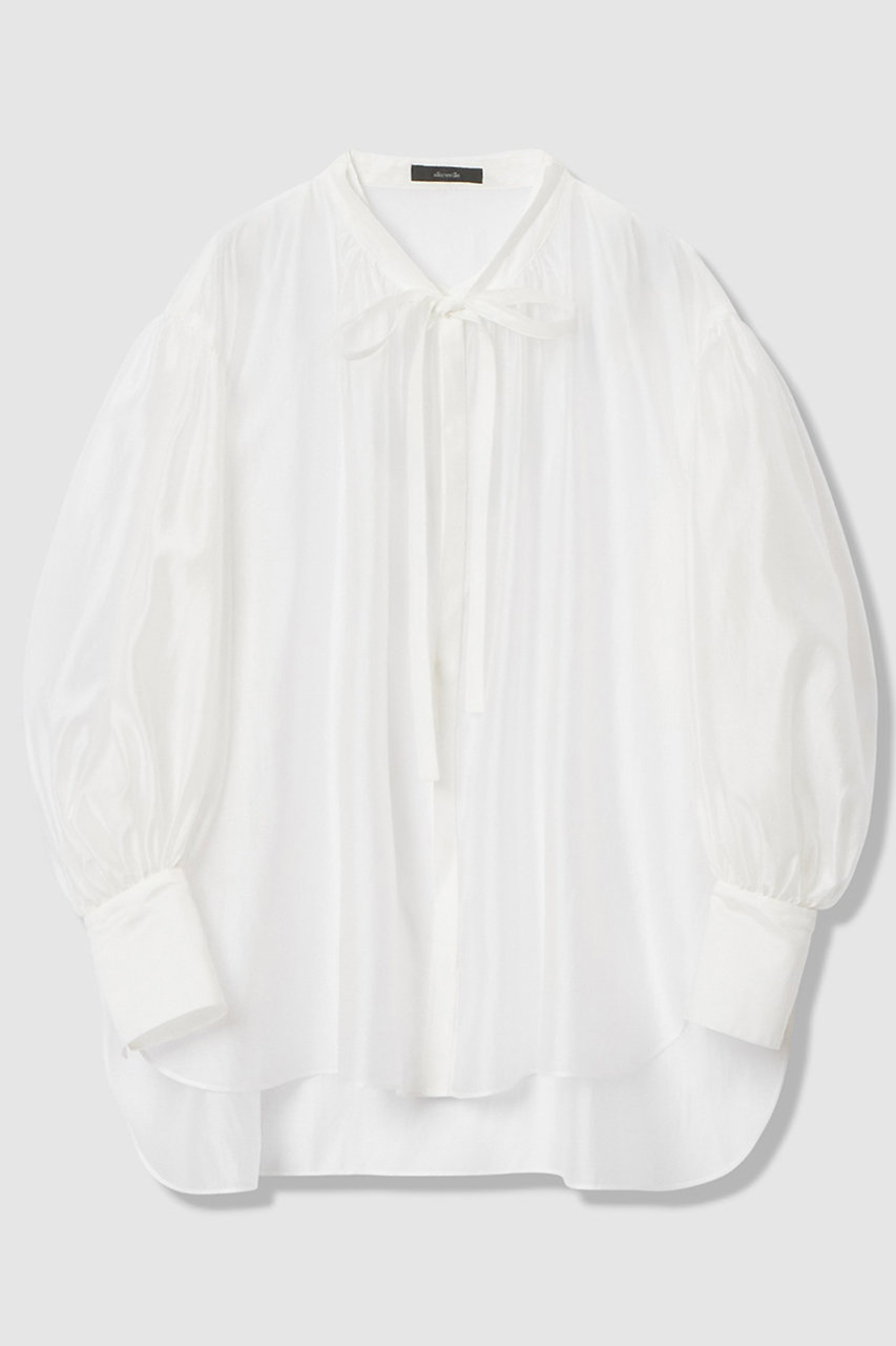 アルアバイル/allurevilleの【予約販売】スリーブコンシャスブラウス(ホワイト/20261013190-01-020)