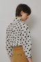 【予約販売】ポルカドットブラウス アルアバイル/allureville