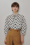 【予約販売】ポルカドットブラウス アルアバイル/allureville