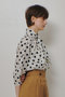 【予約販売】ポルカドットブラウス アルアバイル/allureville