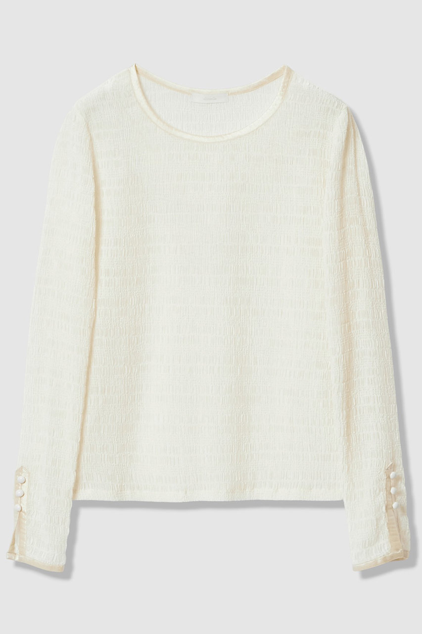 アルアバイル/allurevilleのランダムシャーリングプルオーバー(アイボリー/20261015060-61-020)