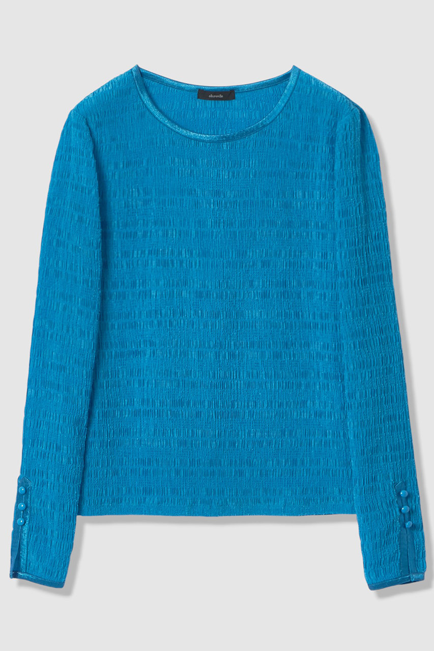 アルアバイル/allurevilleの【予約販売】ランダムシャーリングプルオーバー(ブルー/20261015060-95-020)