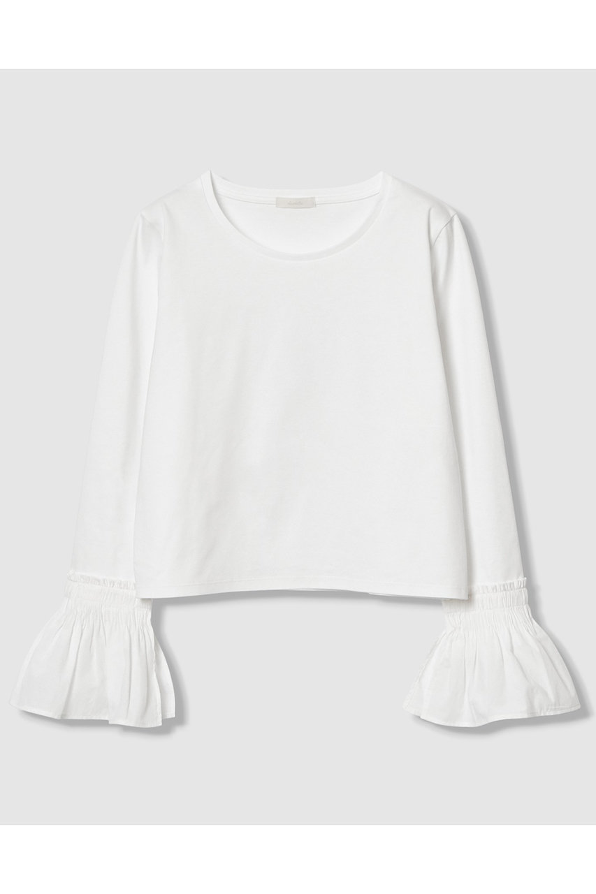 アルアバイル/allurevilleの刺繍プリーツカフスプルオーバー(オフホワイト/20261015110-95-020)