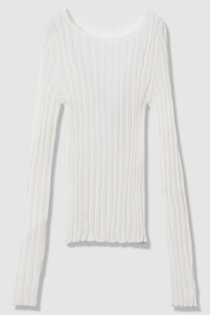 アルアバイル/allurevilleの【予約販売】シアーリブプルオーバー(110300/110301)