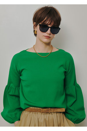 アルアバイル/allurevilleの【予約販売】ビショップスリーブプルオーバー(110300/110301)