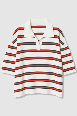 アルアバイル/allurevilleの【予約販売】ボーダーポロ プルオーバー(110300/110301)