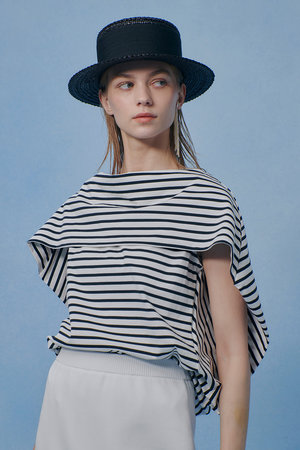 アルアバイル/allurevilleの【予約販売】【LOULOU WILLOUGHBY】ケープデコルテトップス(110100/110102)