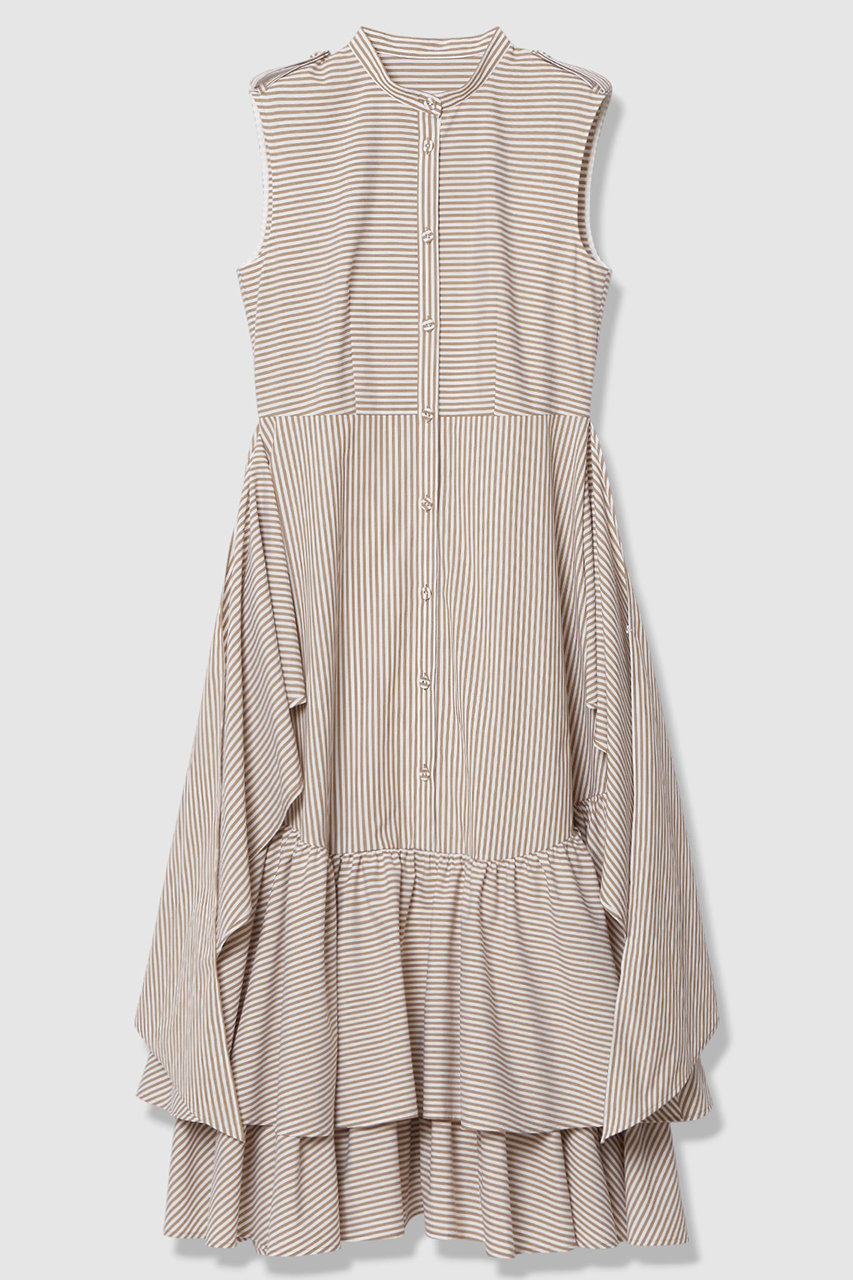 アルアバイル/allurevilleの【予約販売】【LOULOU WILLOUGHBY】レイヤードレープワンピース(ブラウン系/21261014220-88-020)