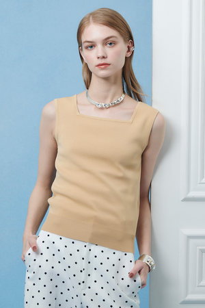 アルアバイル/allurevilleの【予約販売】【LOULOU WILLOUGHBY】スクエアタンク(110100/110101)