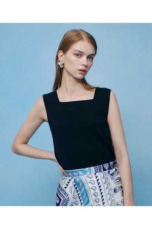 アルアバイル/allurevilleの【予約販売】【LOULOU WILLOUGHBY】スクエアタンク(110100/110101)