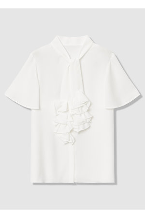 アルアバイル/allurevilleの【予約販売】【LOULOU WILLOUGHBY】ペタルフリルフレアスリーブブラウス(110400/110402)