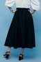 【予約販売】【LOULOU WILLOUGHBY】ポリエステルコットングログランギャザースカート アルアバイル/allureville
