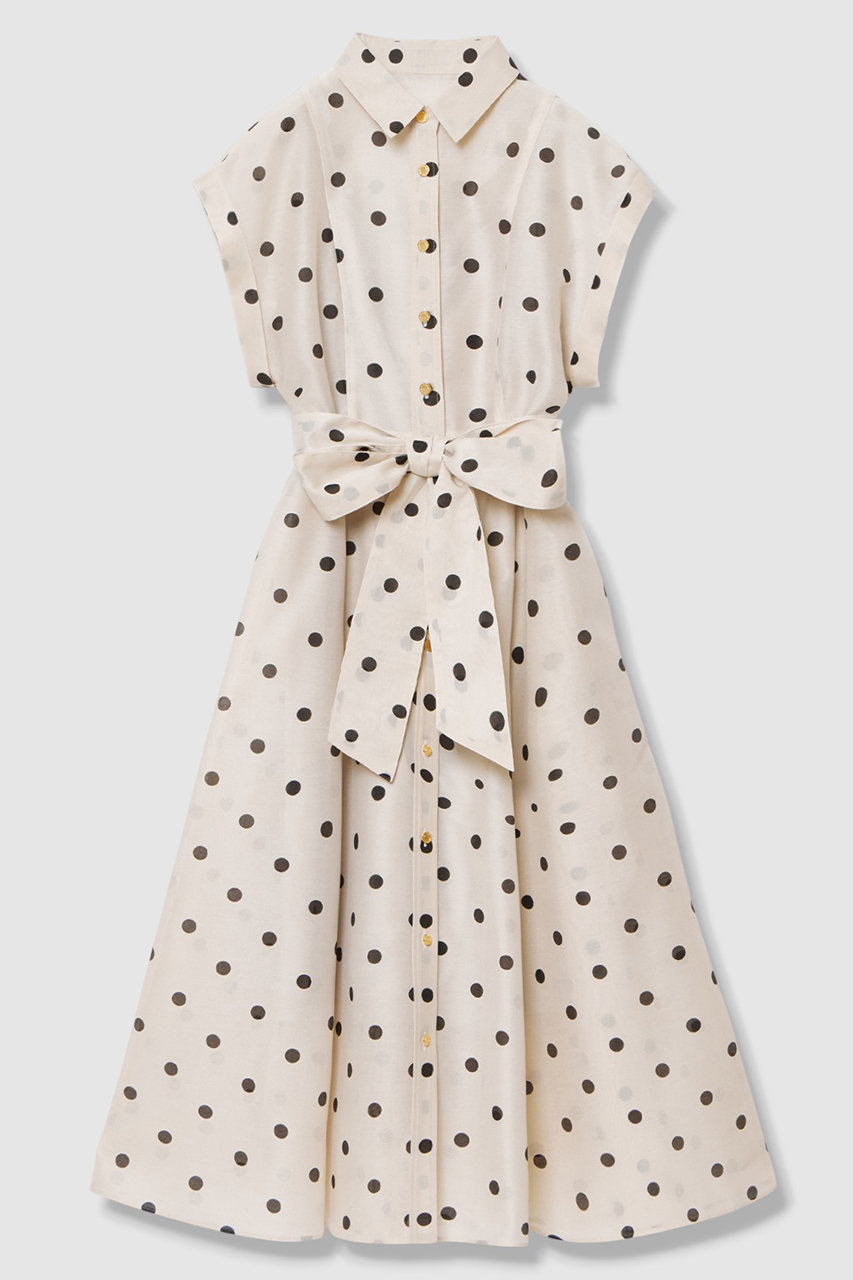 アルアバイル/allurevilleの【予約販売】【LOULOU WILLOUGHBY】オーガンドットワンピース(ホワイト系/21261014410-95-020)