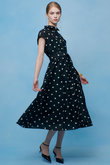【LOULOU WILLOUGHBY】オーガンドットワンピース