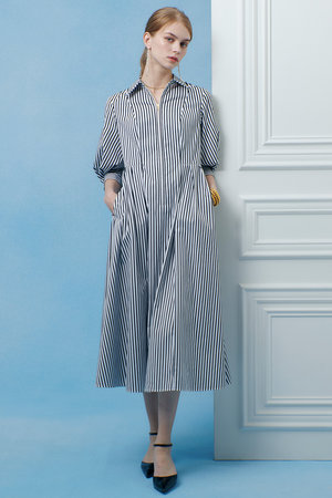 アルアバイル/allurevilleの【予約販売】【LOULOU WILLOUGHBY】タックパフシャツワンピース(110500/110503)