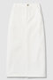 【予約販売】【LOULOU WILLOUGHBY】チノタイトロングスカート アルアバイル/allureville ホワイト