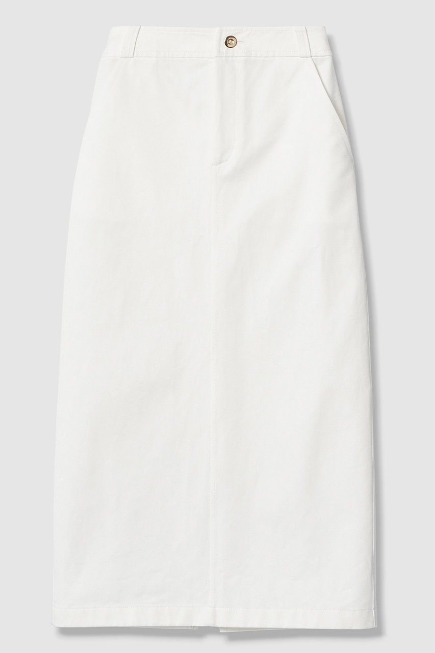 アルアバイル/allurevilleの【予約販売】【LOULOU WILLOUGHBY】チノタイトロングスカート(ホワイト/21261011210-01-020)