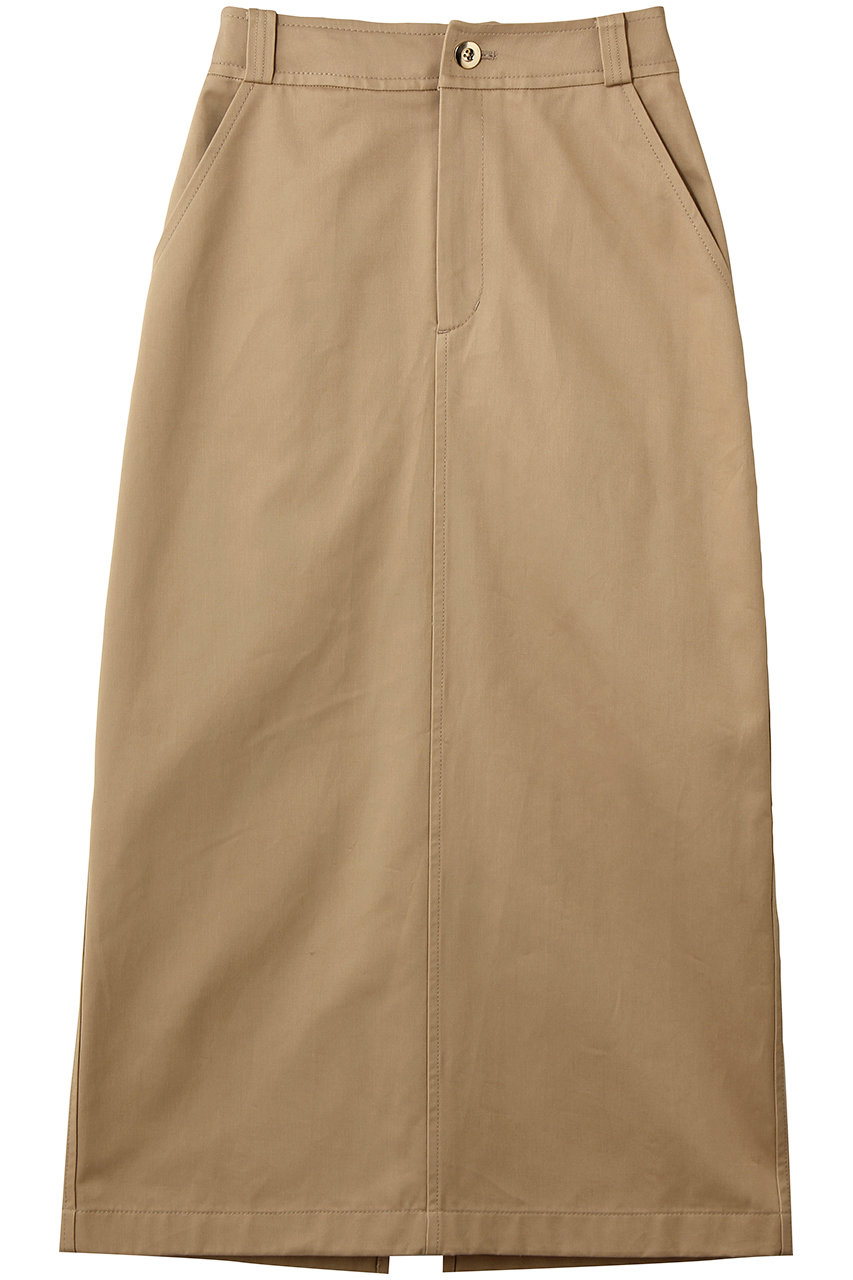 アルアバイル/allurevilleの【LOULOU WILLOUGHBY】チノタイトロングスカート(ベージュ/21261011210-11-020)