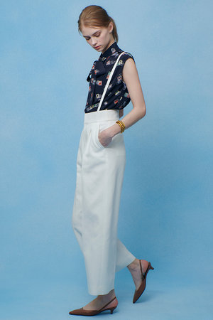 アルアバイル/allurevilleの【予約販売】【LOULOU WILLOUGHBY】ブライトリネンワイドパンツ(110600/110601)