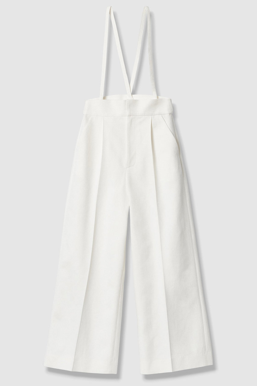 アルアバイル/allurevilleの【予約販売】【LOULOU WILLOUGHBY】ブライトリネンワイドパンツ(ホワイト/21261012180-01-020)