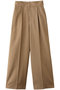 【LOULOU WILLOUGHBY】ブライトリネンワイドパンツ アルアバイル/allureville キャメル