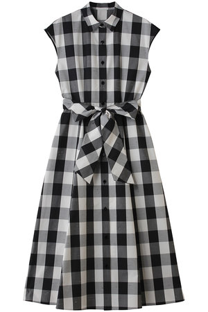 アルアバイル/allurevilleの【LOULOU WILLOUGHBY】スラブギンガムシャツワンピース