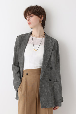 アルアバイル/allurevilleの【予約販売】トリッカーカラミダブルジャケット(110800/110801)