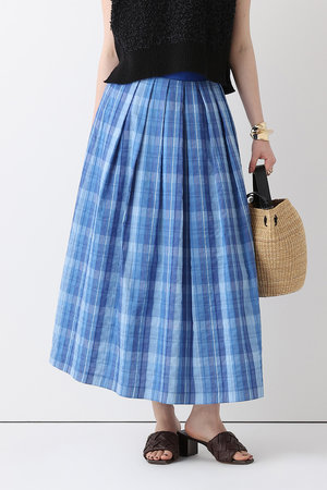 アルアバイル/allurevilleの【予約販売】オンブレーチェックタックスカート(110700/110703)